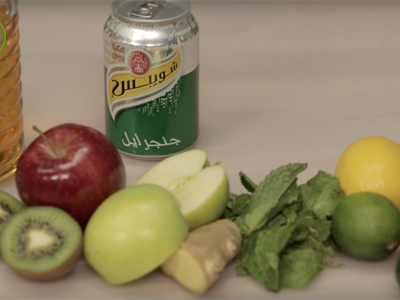 شراب الزنجبيل مع الفاكهه